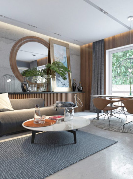 Дизайн просторого особняка