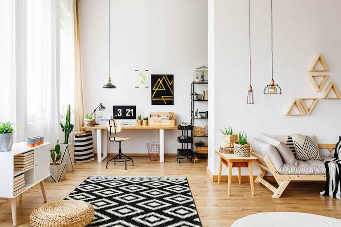 Bright Scandinavian living room