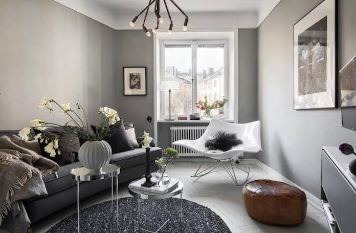 Grey Scandinavian Apartment