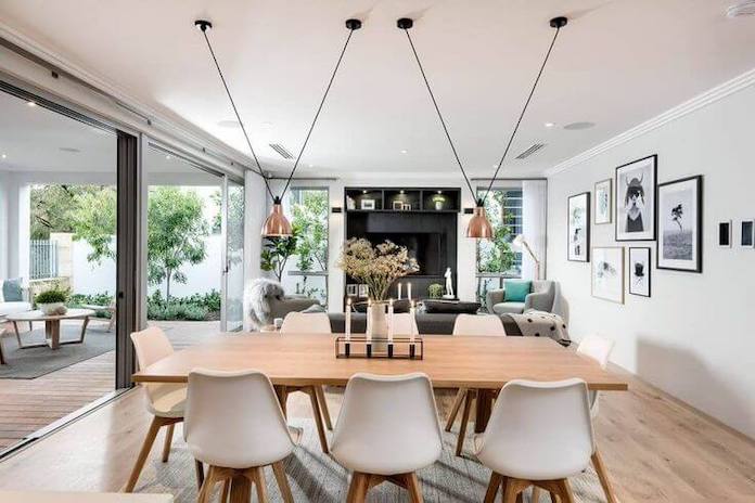 scandinavian dining room